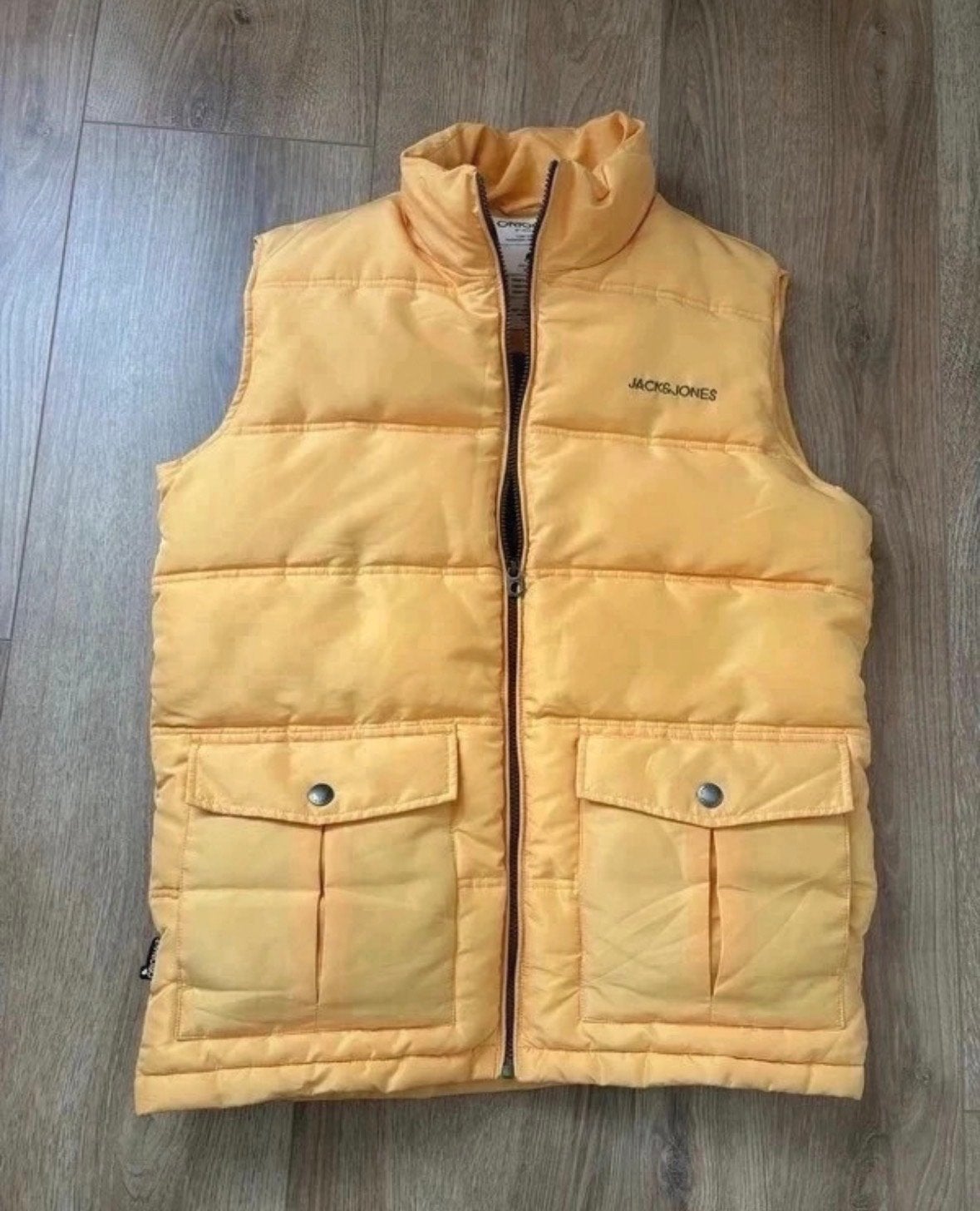 Jack & Jones Originals bodywarmer - Maat M, Ophalen of Verzenden, Zo goed als nieuw, Maat 48/50 (M), Geel