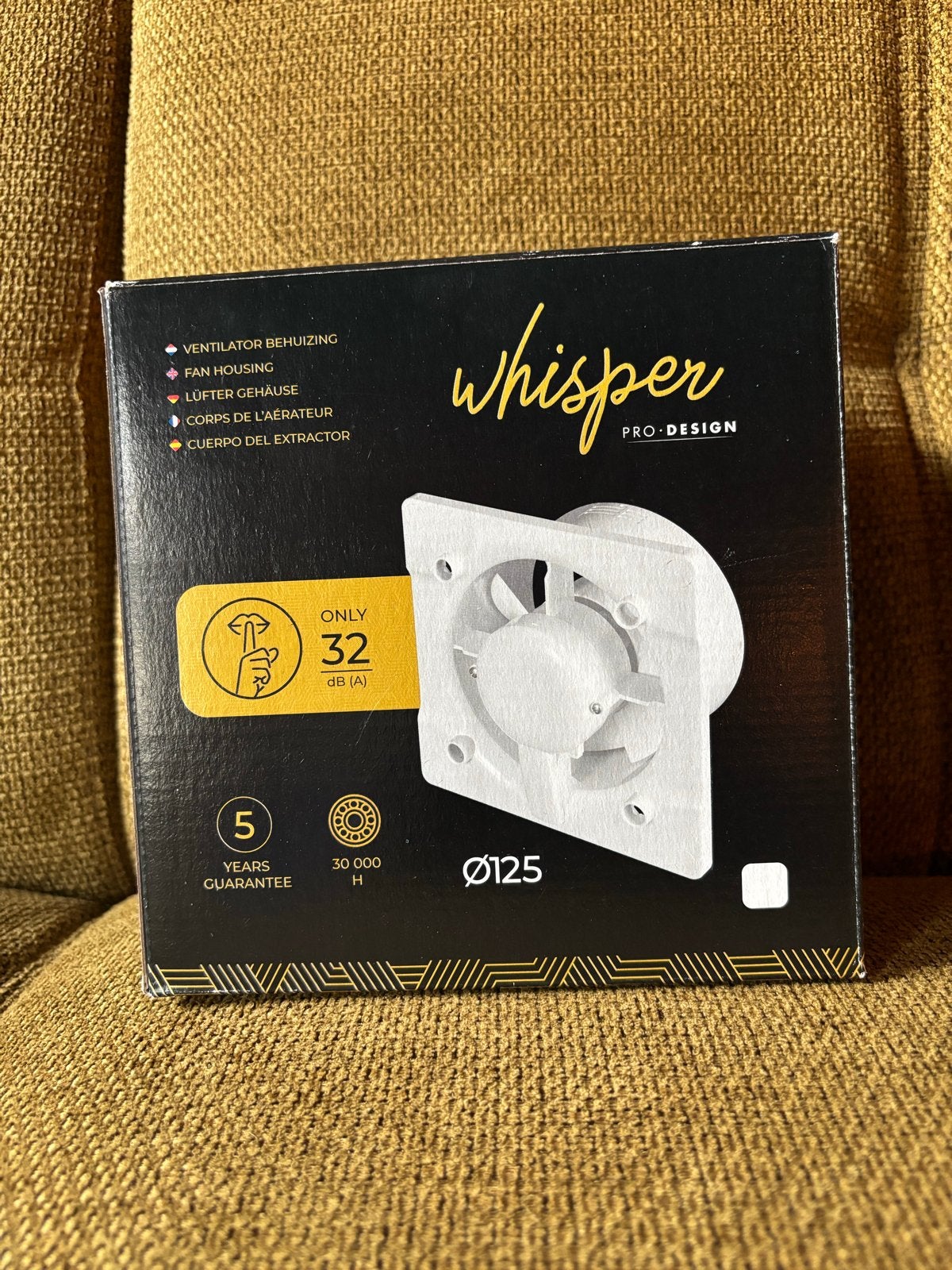 Ventilatiesysteem: Whisper afzuiger en Awenta terugslagklep, Ophalen of Verzenden, Nieuw, Ventilator en Afzuiger