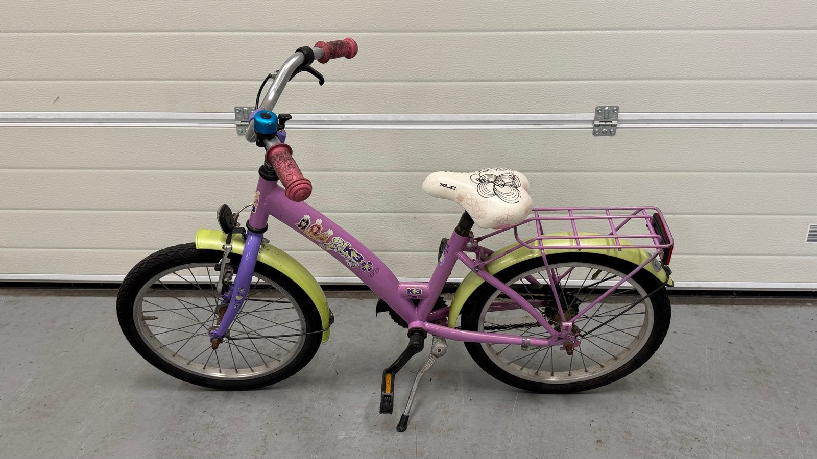K3 Meisjesfiets 18 inch, Fietsen en Brommers, Ophalen, Terugtraprem, K3, 16 tot 20 inch