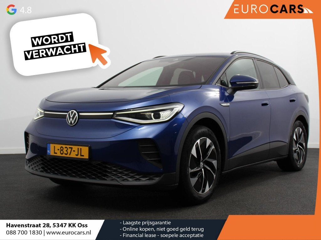 Volkswagen ID.4 Business 77 kWh SOH 83% Leder Navigatie 19", Auto's, Volkswagen, Automaat, Achterwielaandrijving, Gebruikt, Blauw