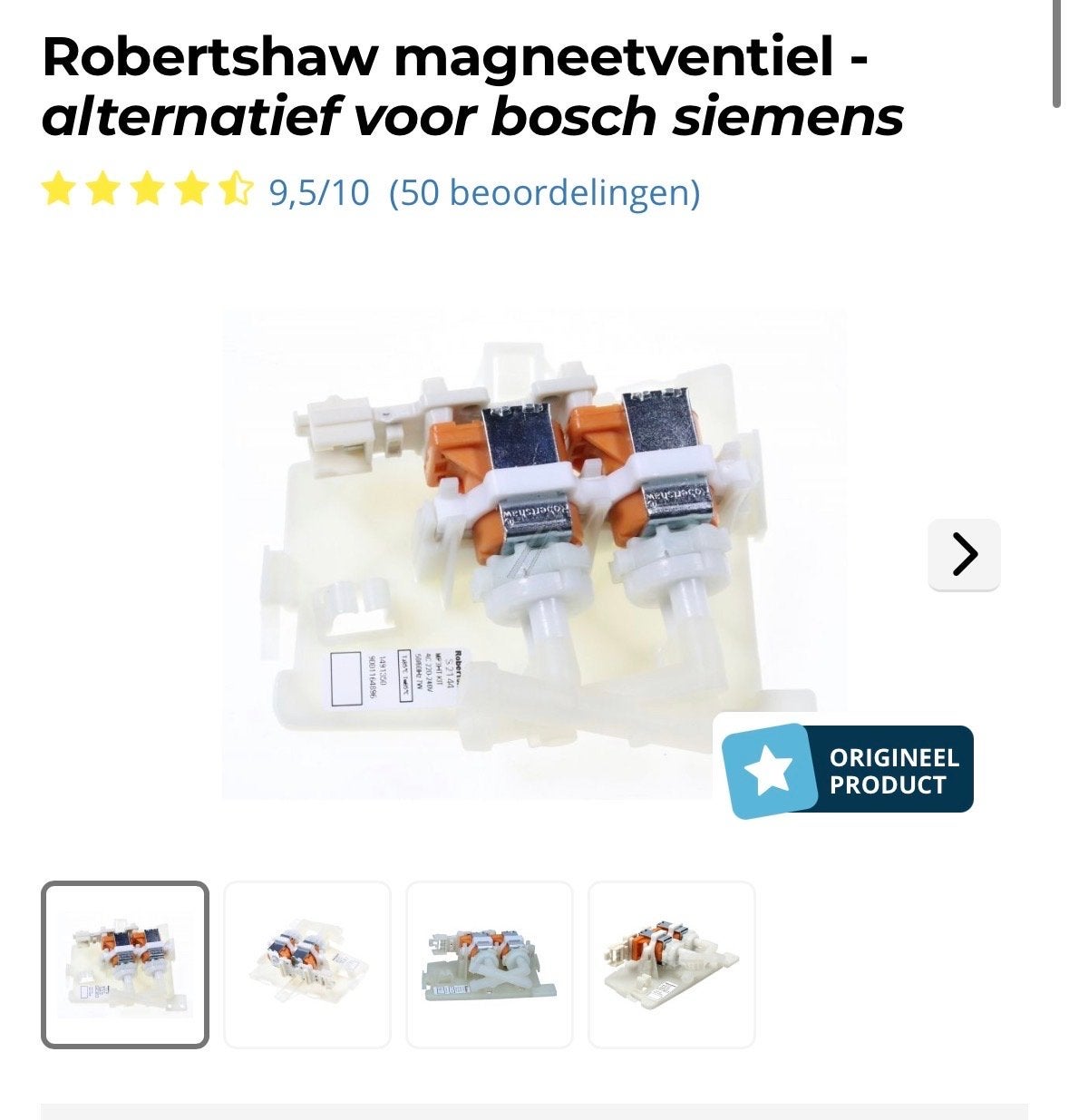 Nieuw Siemens/Bosch magneetventiel voor oven, Ophalen of Verzenden, Nieuw