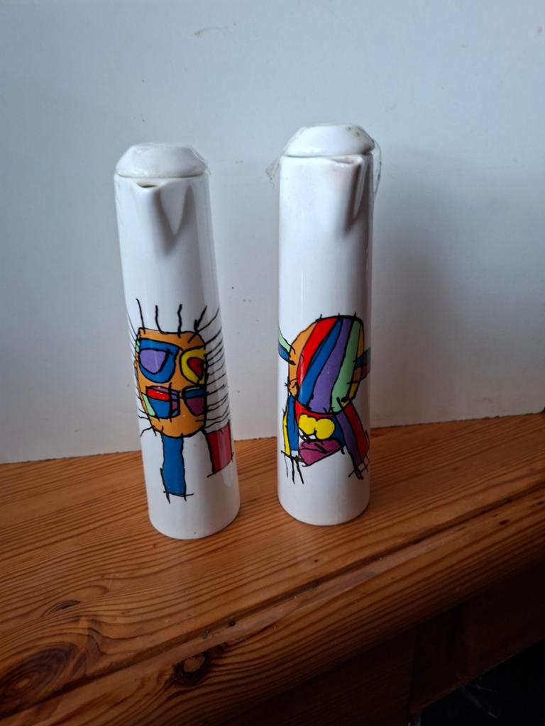 Set van olie en azijn stel van Yong met het Beast Design, Keramiek, Overige typen, Ophalen of Verzenden, Zo goed als nieuw