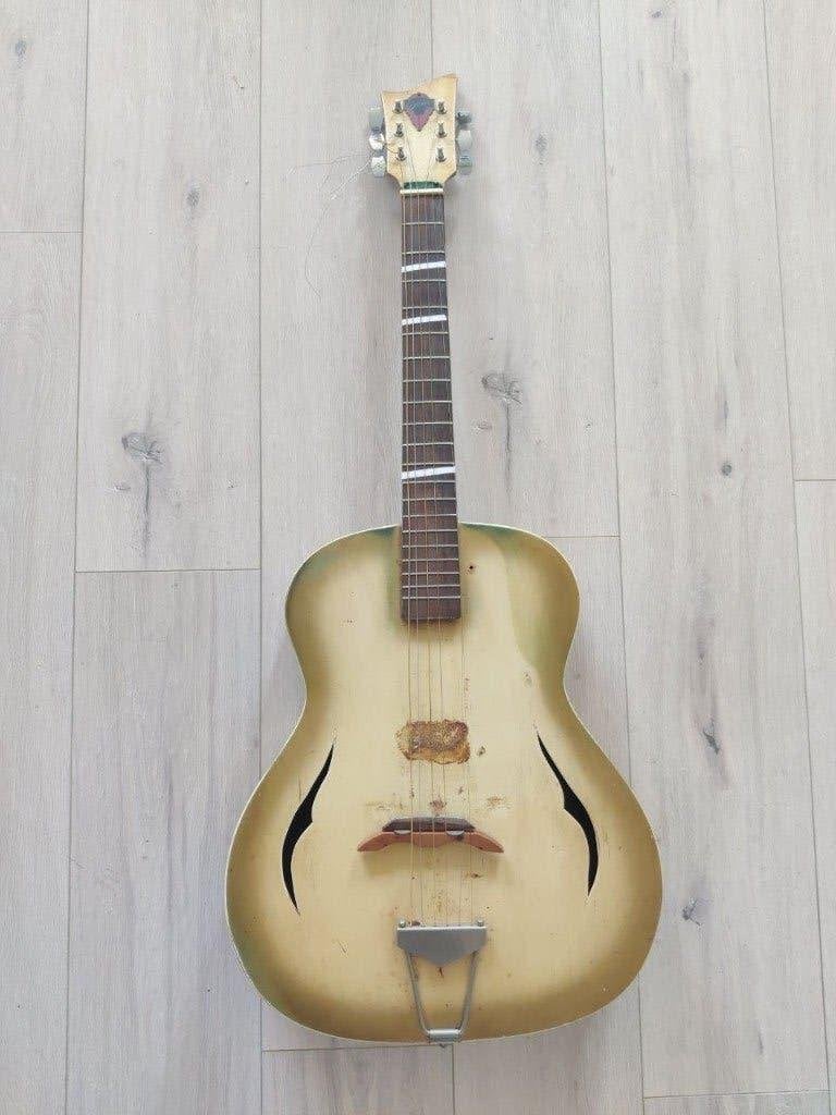 Oude Jazz gitaar jaren 50/60, Muziek en Instrumenten, Ophalen, Gebruikt, Klassieke of Spaanse gitaar