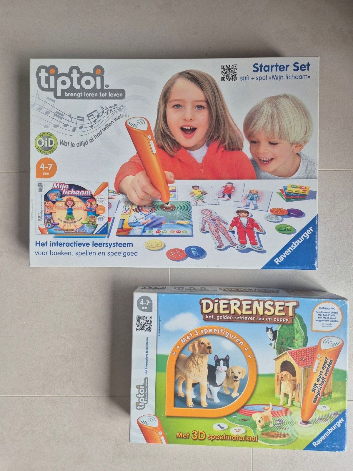 in uitstekende staat: Ravensburger Tiptoi startset + extra, Ophalen of Verzenden, Zo goed als nieuw