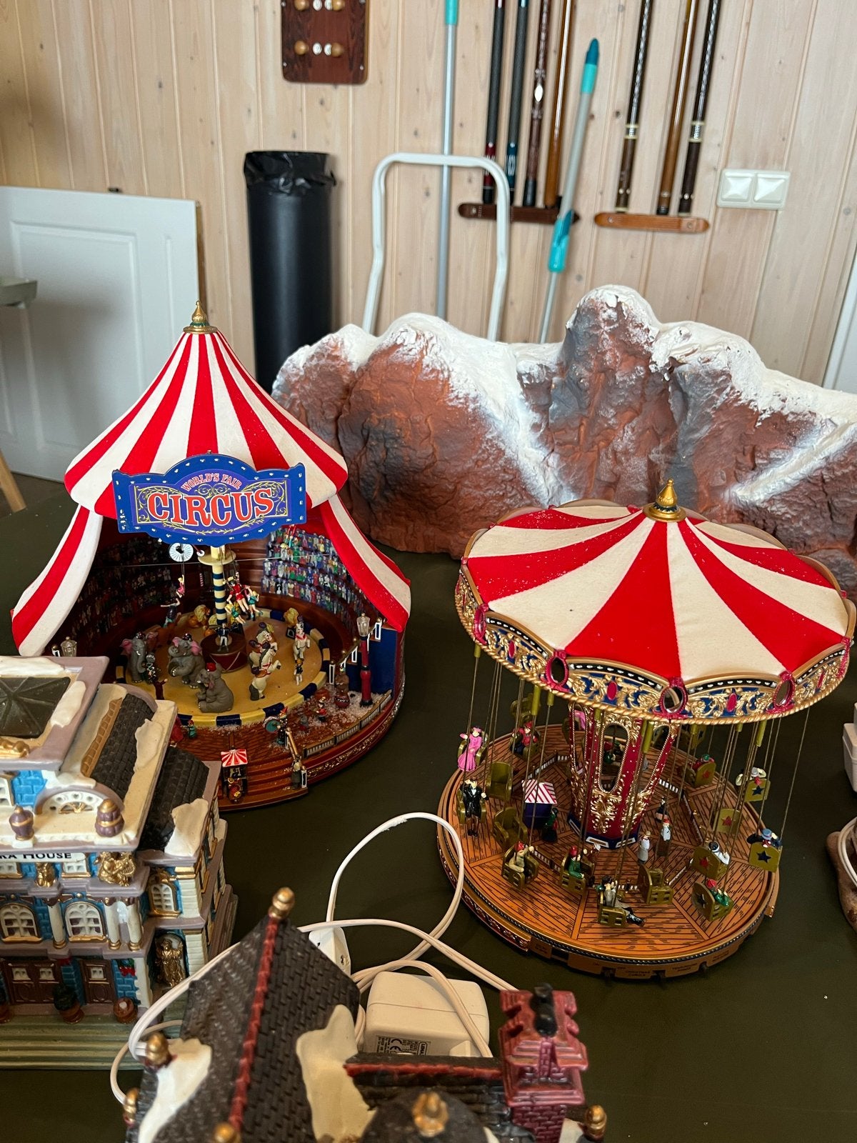 Grote Lemax Kerstdorp Collectie met Extra's, Ophalen, Gebruikt