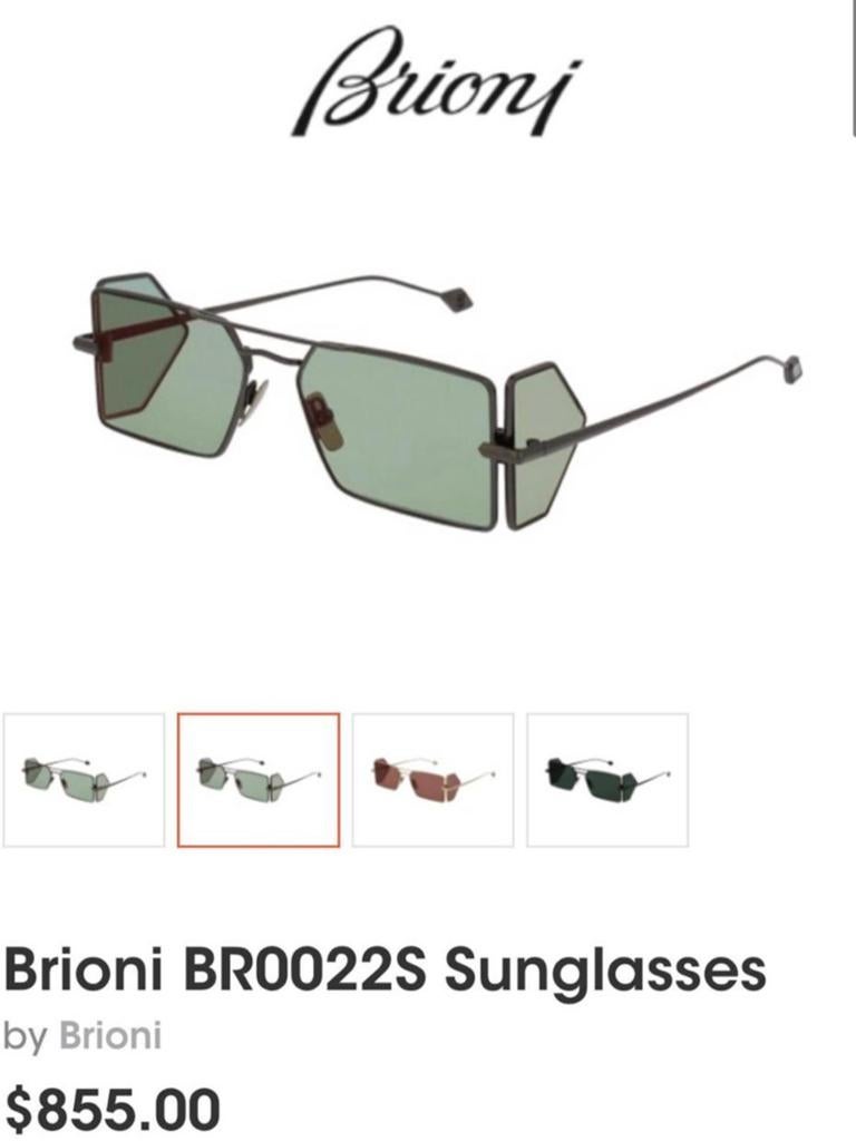 Brioni BR0022S Sunglasses, Ophalen of Verzenden, Zo goed als nieuw, Overige merken
