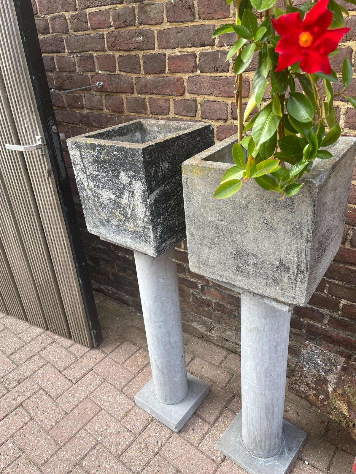 Hard stenen zuilen, Ophalen, Gebruikt, Balkon, Minder dan 60 cm