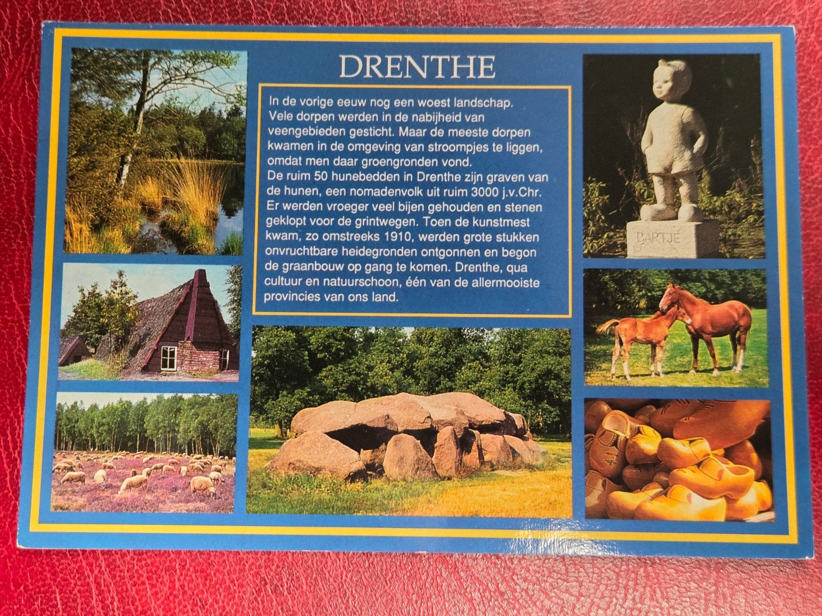 Drenthe 7-luik met hunebed, Verzenden, 1940 tot 1960, Drenthe