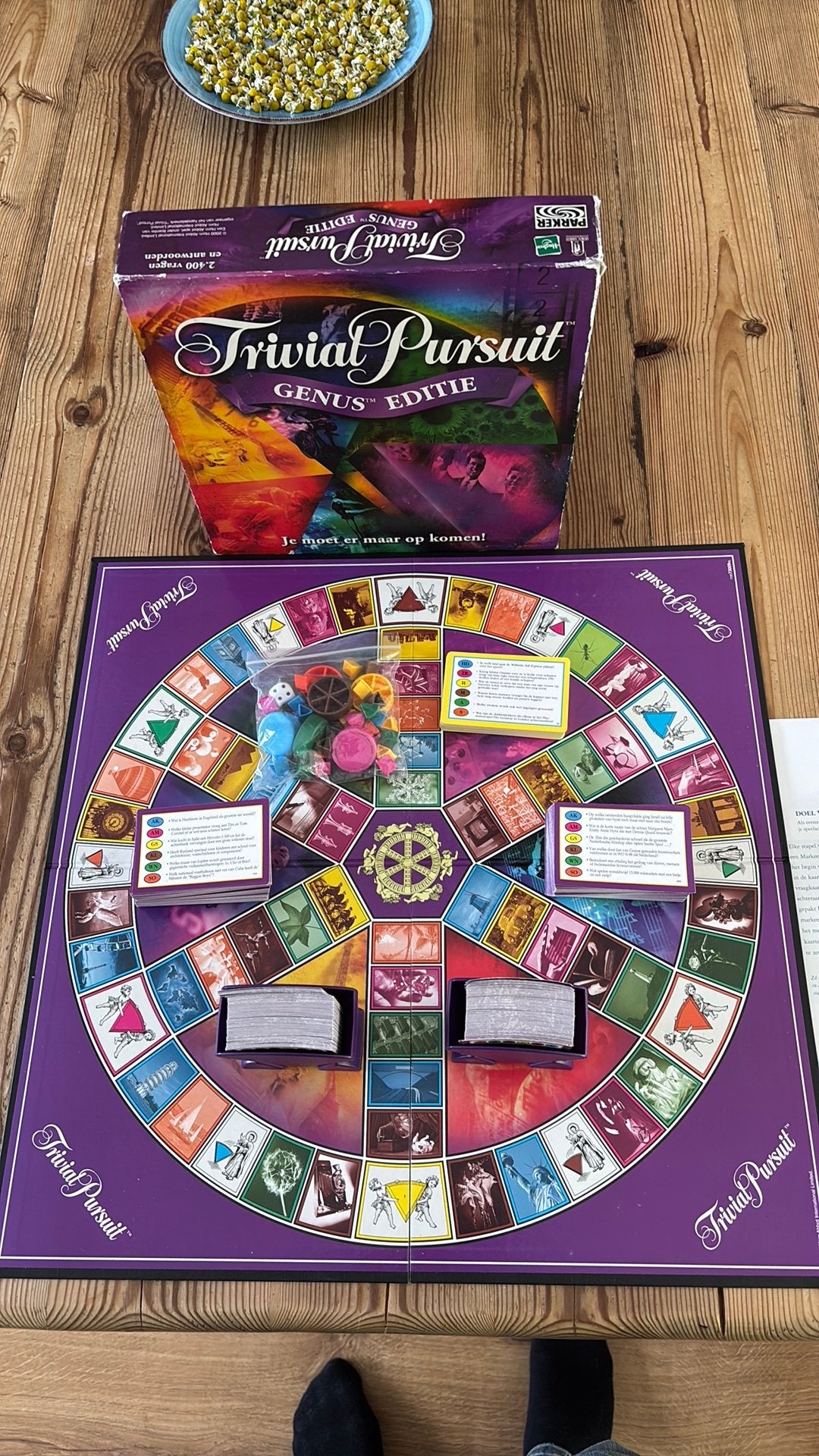 Triviant! Trivial Pursuit Genus Editie te koop!, Hobby en Vrije tijd, Gezelschapsspellen | Bordspellen, Ophalen of Verzenden, Gebruikt