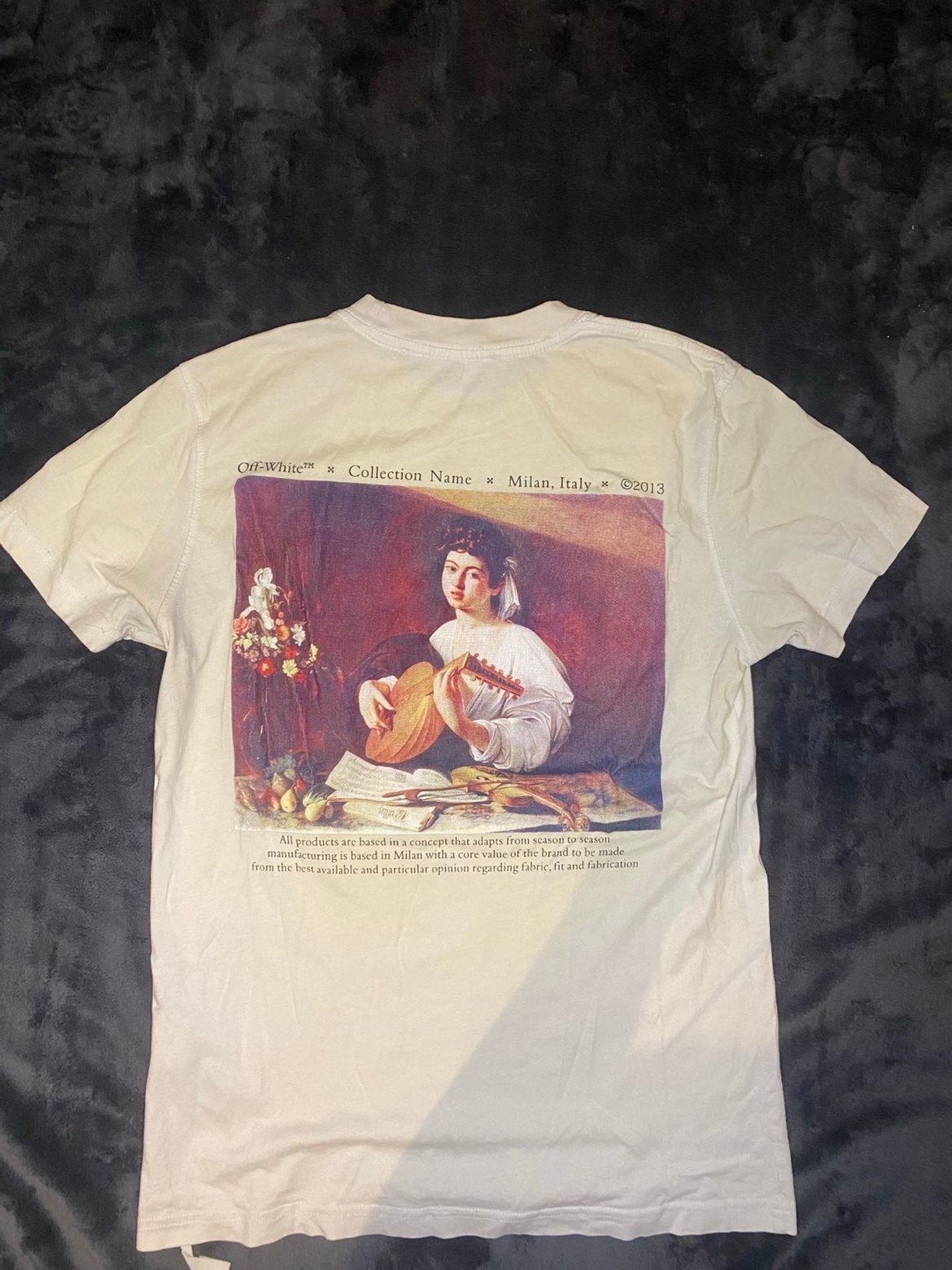 Off-White Caravaggio Short White Tee, Ophalen of Verzenden, Gedragen, Maat 46 (S) of kleiner, Wit