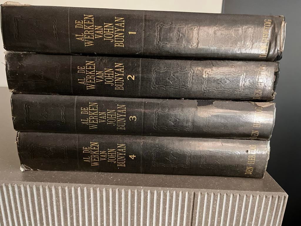 Al de werken van John Bunyan - 4 delen, Ophalen of Verzenden, Gelezen