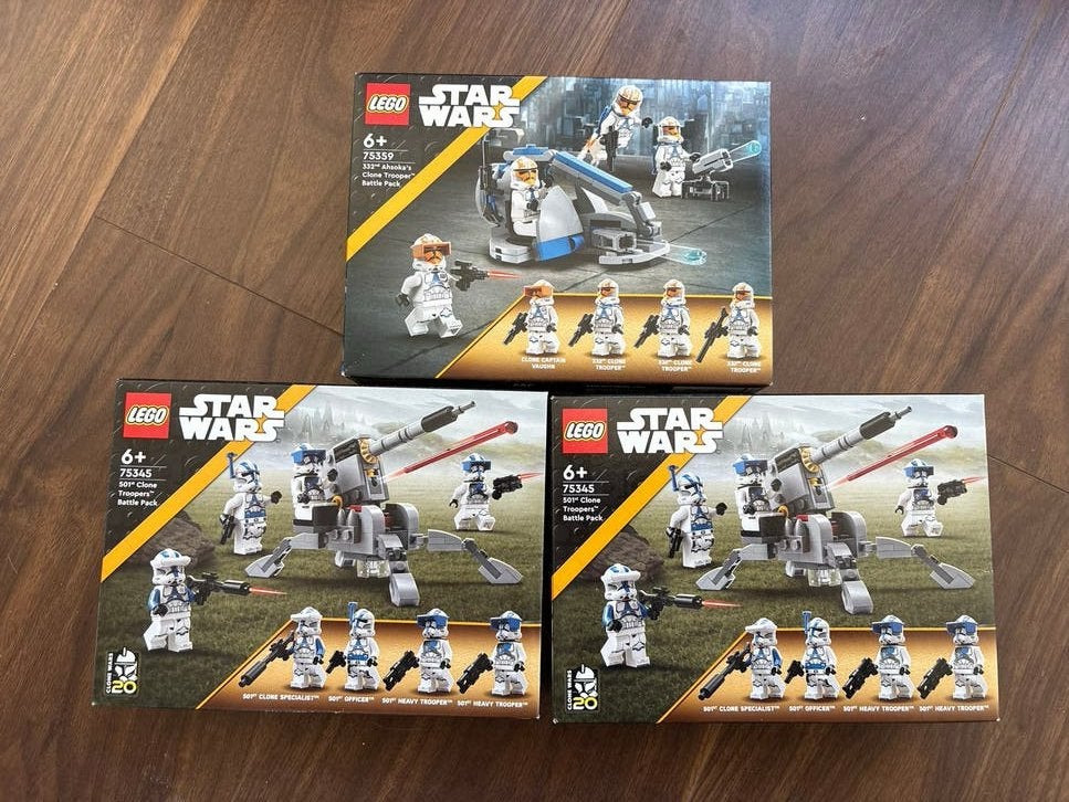 LEGO Star Wars Clone Troopers Battle Packs (75345 & 75359)