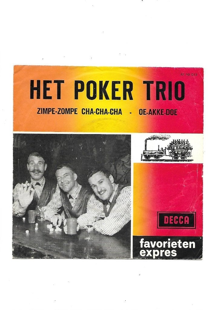 Het Poker Trio .Zimpe-Zompe .Favorieten expres Piratentopper, 7 inch, Ophalen of Verzenden, Zo goed als nieuw, Levenslied of Smartlap