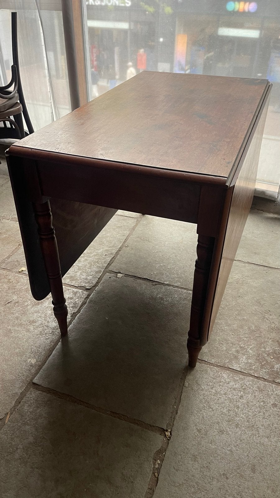 klassieke Victoriaanse mahonie dropleaf table/hangoortafel, Ophalen