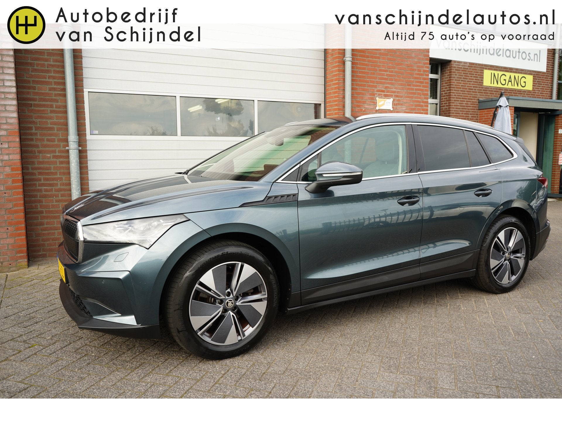 Skoda Enyaq iV 60 89%SOH WAARDE ORIGINEEL NEDERLANDS ZEER LU, Automaat, Dealer onderhouden, Gebruikt, Verwarmde buitenspiegels