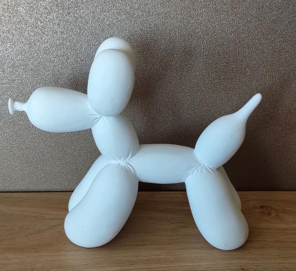 NIEUW*WIT (MASSIEF) BALLON  HONDJE*BEELDJE*HOND, Huis en Inrichting, Woonaccessoires | Overige, Verzenden, Nieuw