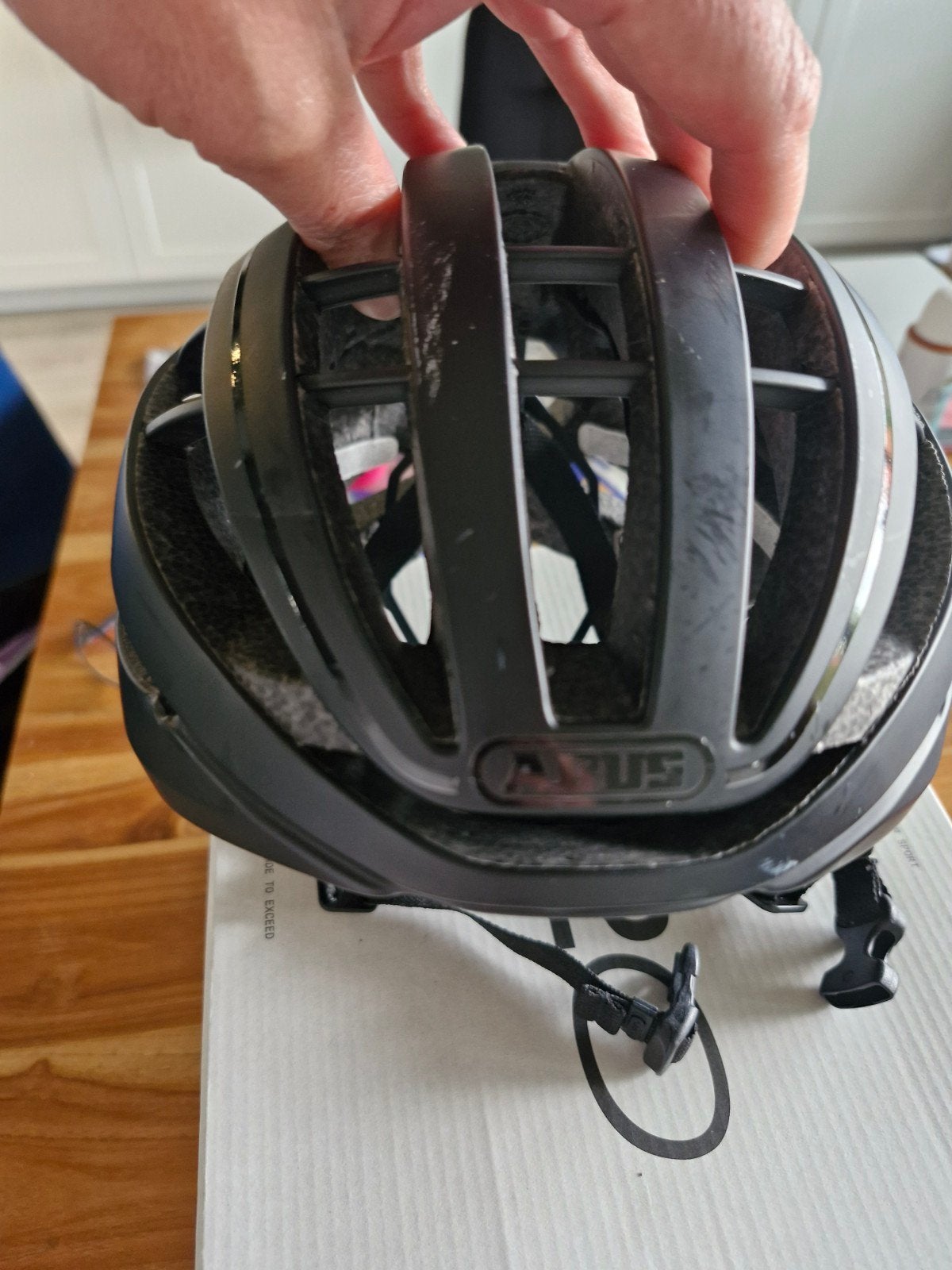 Abus Aventor fietshelm maat S - Zwart, S, Gebruikt, Ophalen of Verzenden, Abus