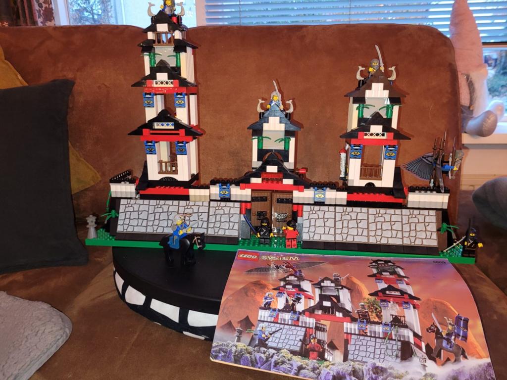 Lego set 6093 Ninja flying fortress, Ophalen of Verzenden, Zo goed als nieuw