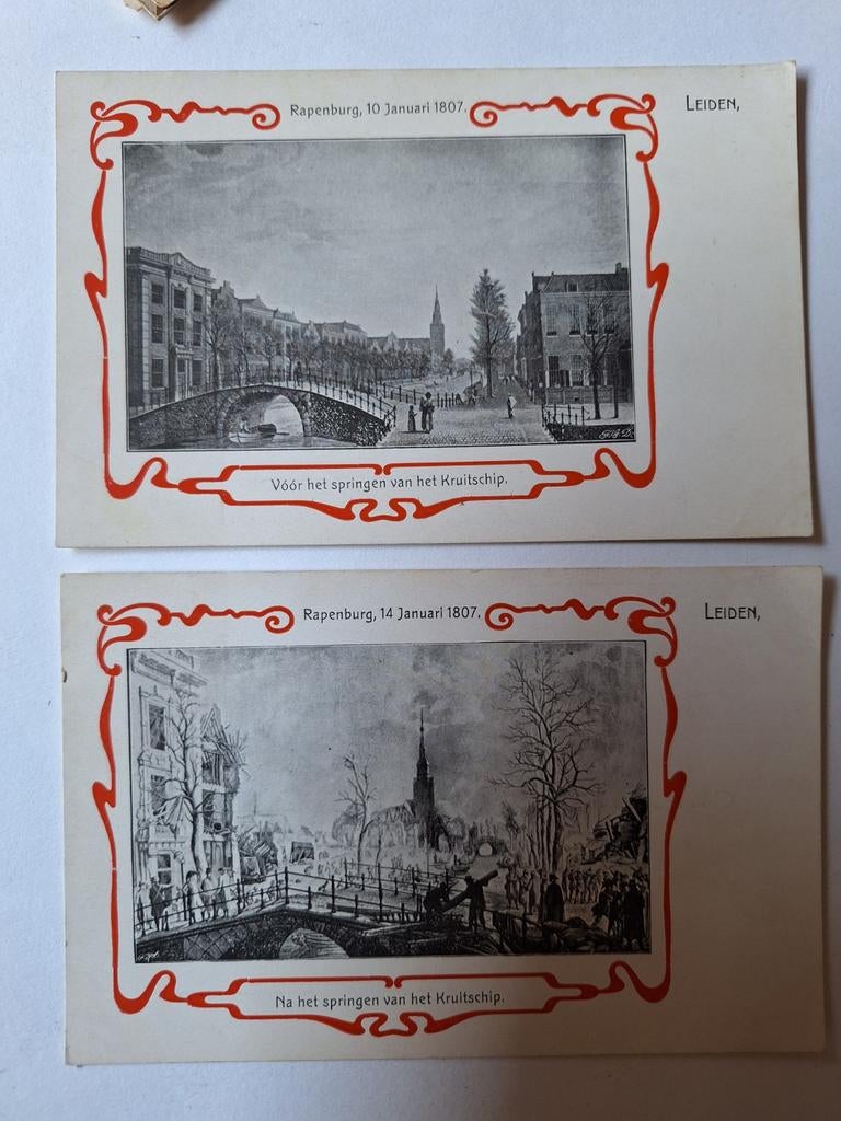 Leiden 3, Ophalen of Verzenden, Voor 1920, Zuid-Holland