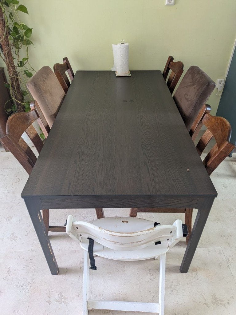 IKEA EKEDALEN Tafel, Ophalen, Gebruikt, 50 tot 100 cm, Vijf personen of meer