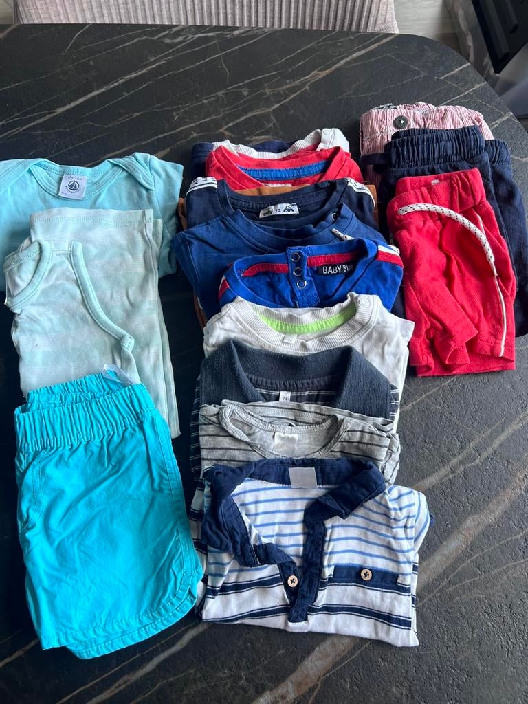 Jongens kleding pakket maat 74 zomer, Ophalen of Verzenden, Zo goed als nieuw