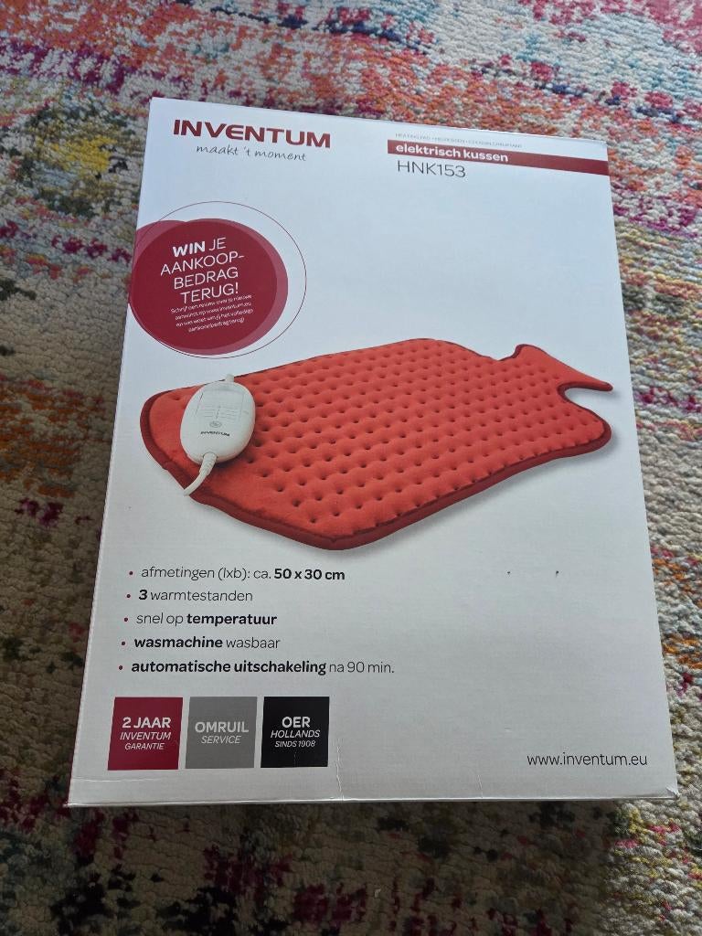 Nieuw Inventum electrisch kussen, Ophalen of Verzenden, Nieuw, Overige typen
