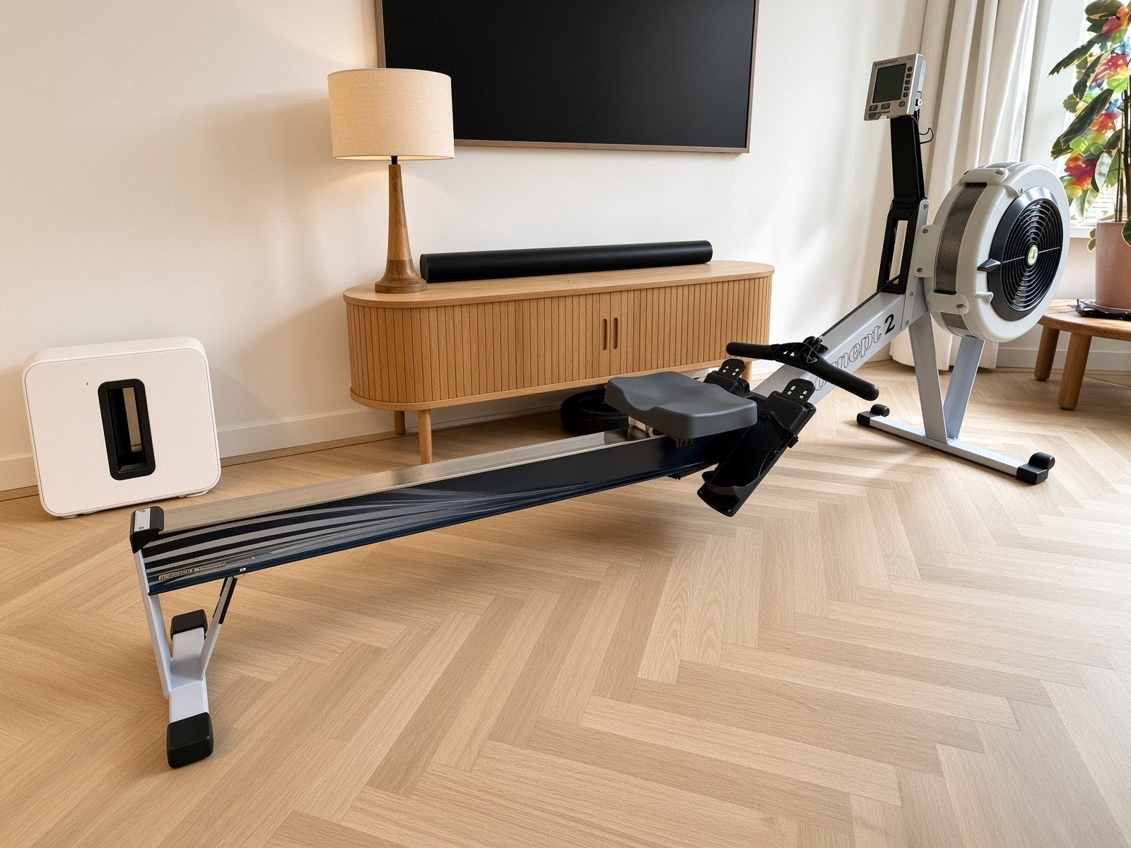 Concept2 Roeitrainer PM4 - Zeer nette staat, Gebruikt, Armen, Ophalen of Verzenden, Metaal