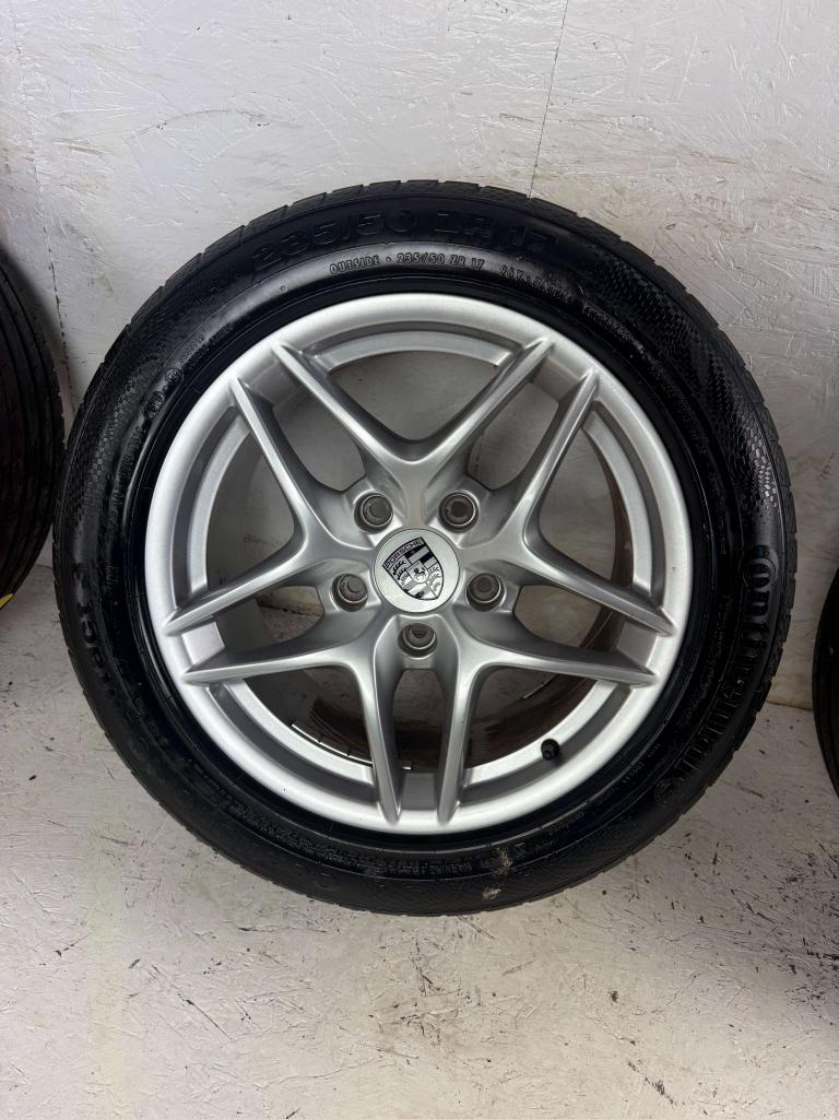 Originele Porsche Boxster Cayman 987 velgen 17" 5x130 zomer, Niet ingevuld, Gebruikt, Banden en Velgen, Niet ingevuld