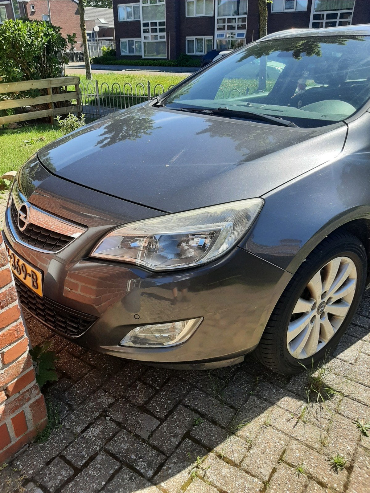 Opel Astra 1700 turbo diesel - Schadeauto, Ophalen, Stationwagon, Zilver of Grijs, 1700 cc