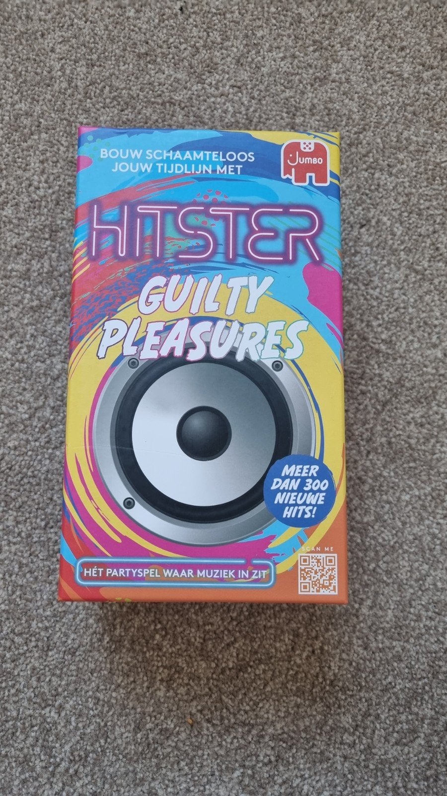 Hitster Guilty Pleasures - Het ultieme muziek party spel, Vijf spelers of meer, Ophalen of Verzenden, Nieuw, Jumbo