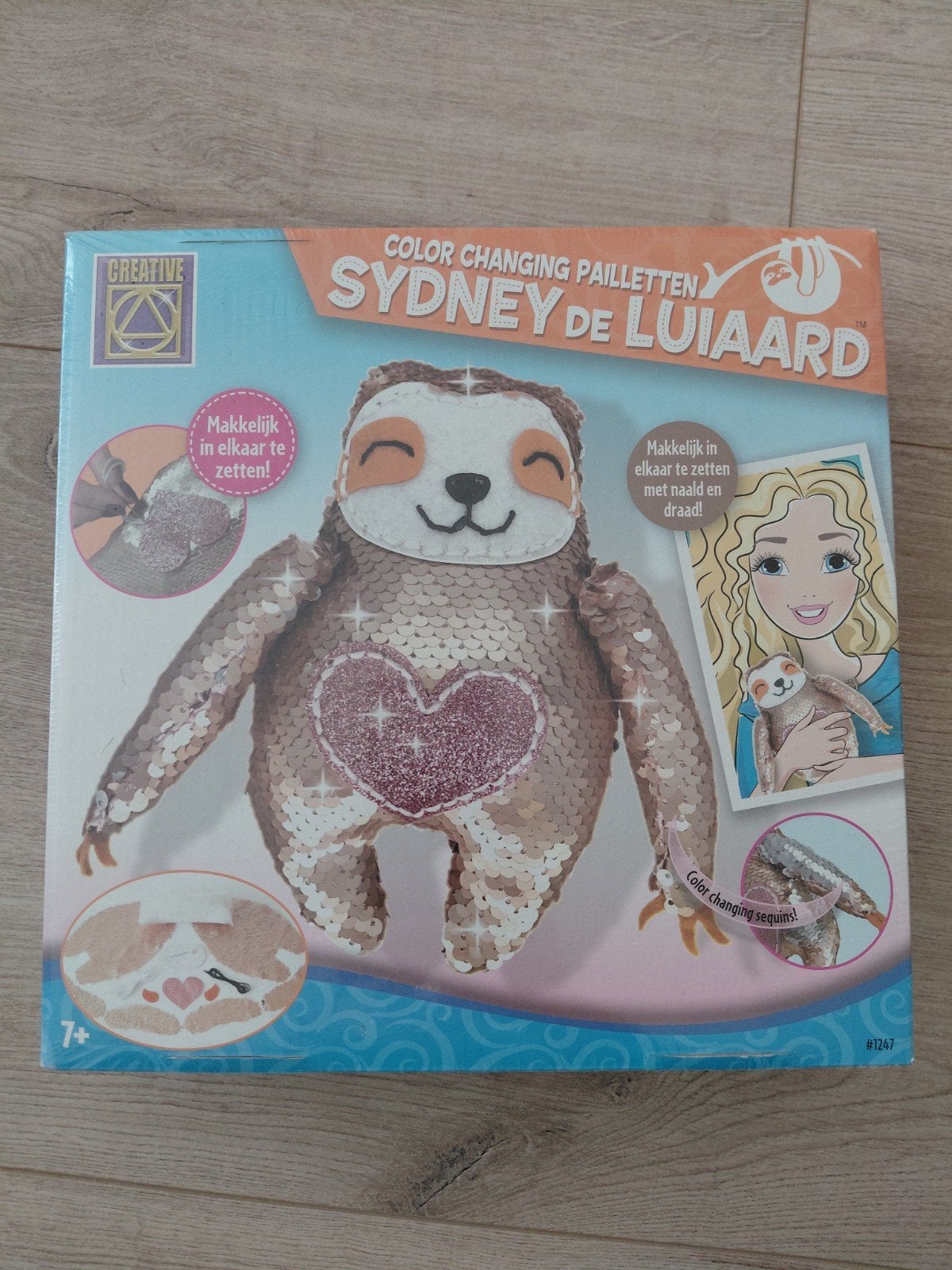 Knutselset Sydney de Luiaard, Ophalen, Nieuw, Meerkleurig, Educatief