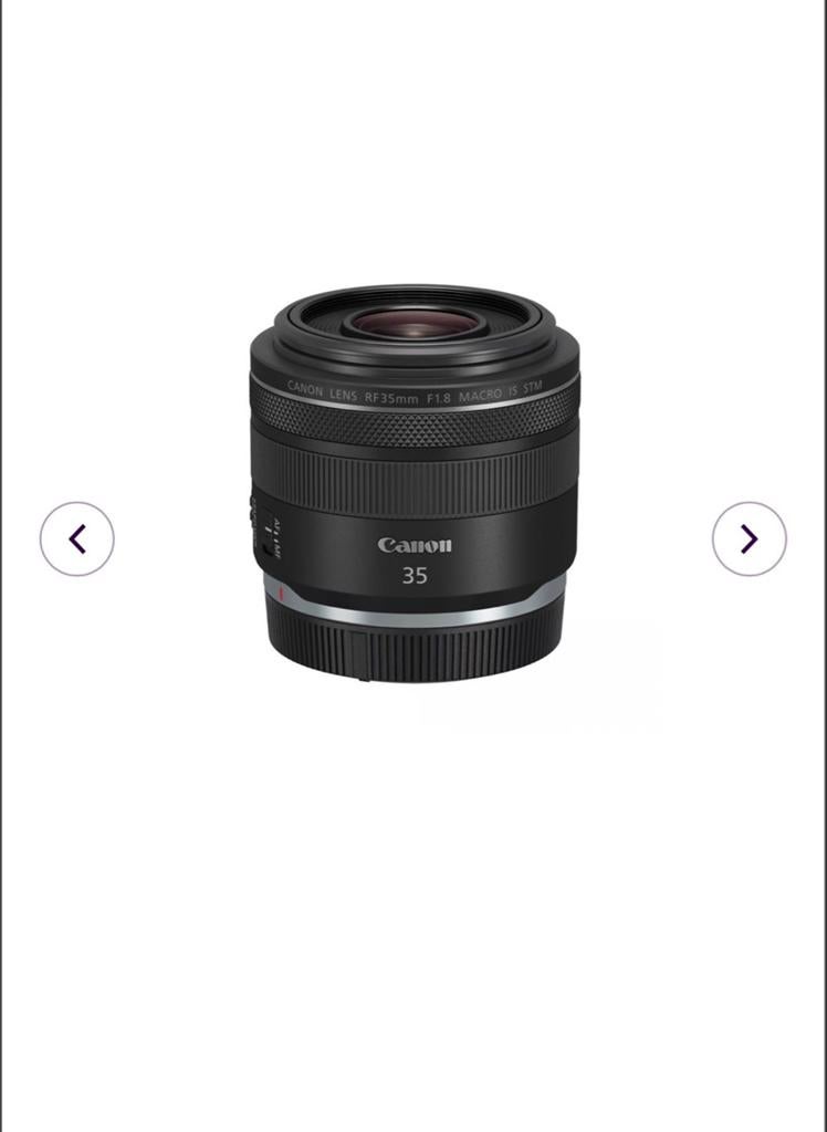 Canon RF 35mm F1.8 Macro IS STM Lens, Audio, Tv en Foto, Fotografie | Lenzen en Objectieven, Ophalen of Verzenden, Nieuw, Macrolens