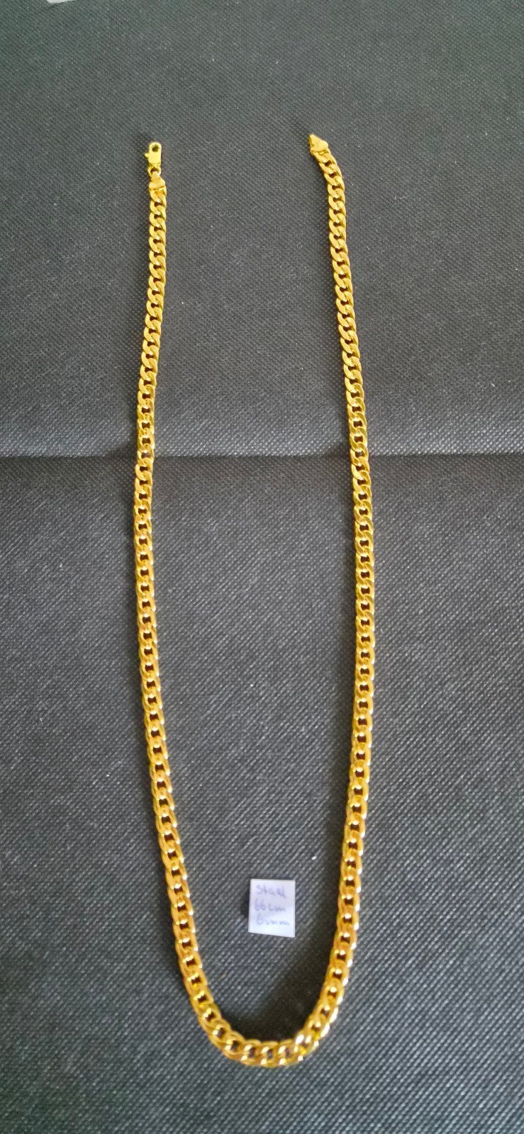 Stoere Cubaanse ketting - 66cm, 6mm, Ophalen of Verzenden, Nieuw, Goud