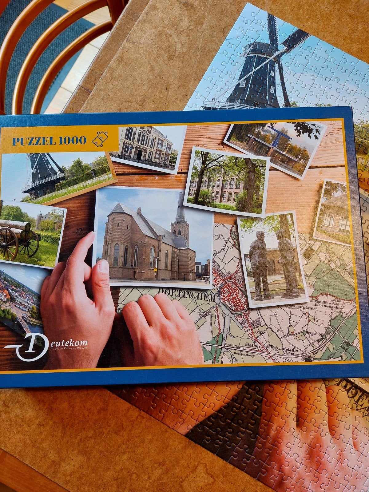 puzzel van Doetinchem 1000 stukjes, Ophalen of Verzenden, Zo goed als nieuw