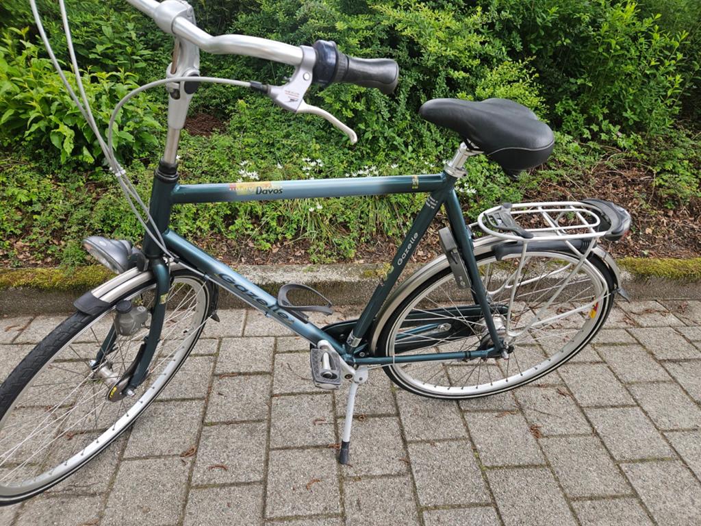 Gazelle Davos herenfiets- Frame 65 cm, Fietsen en Brommers, Fietsen | Heren | Herenfietsen, 65 cm of meer, Ophalen, Gebruikt, Gazelle