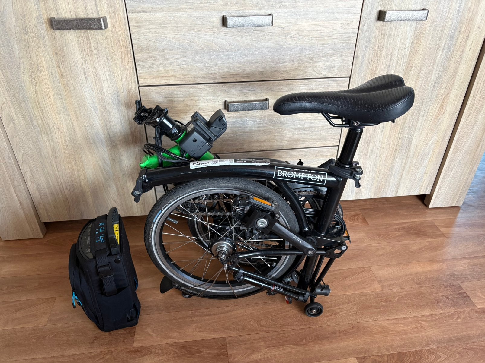 Brompton electric 6 vittessen bj 2024 Amper 281 km, Ophalen of Verzenden, Zo goed als nieuw, 16 tot 18 inch