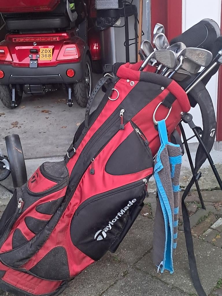 Golfset met trolley, Sport en Fitness, Golf, Ophalen of Verzenden, Gebruikt, Golfkar, Overige merken