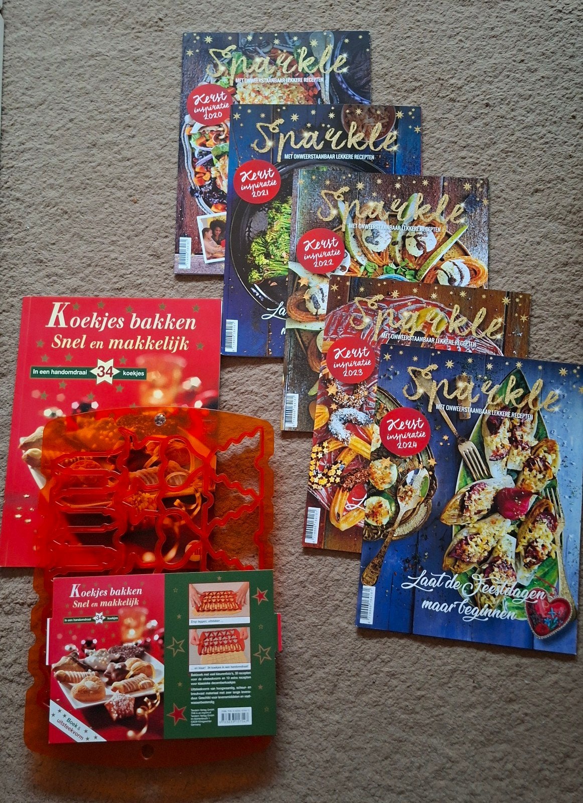 Sparkle Kerst inspiratie kookboeken en Koekjes bakken, Onbekend, Hoofdgerechten, Ophalen of Verzenden, Zo goed als nieuw