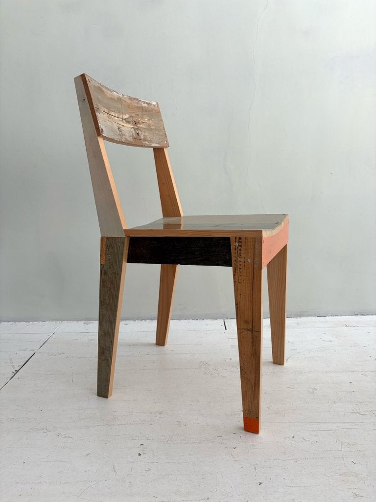 Piet Hein Eek stoel in sloophout hoogglans 1, Ophalen, Overige kleuren, Nieuw, Eén