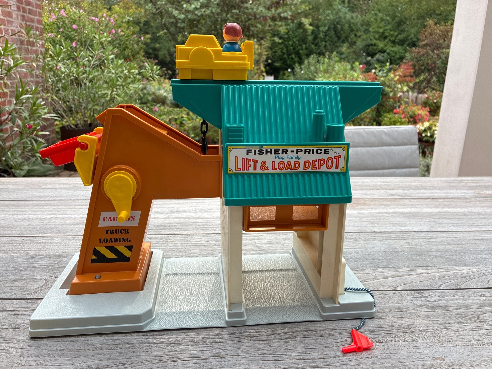 Vintage Fisher-Price Lift & Load Depot Speelset, Ophalen of Verzenden, Gebruikt, Speelset