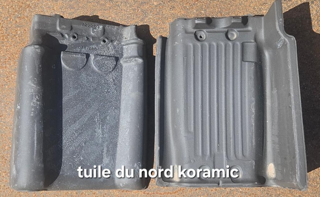 Dakpannen kant rand gevelpannen, Doe-het-zelf en Verbouw, Dakpannen en Dakbedekking, Ophalen, Steen of Klei, Zo goed als nieuw