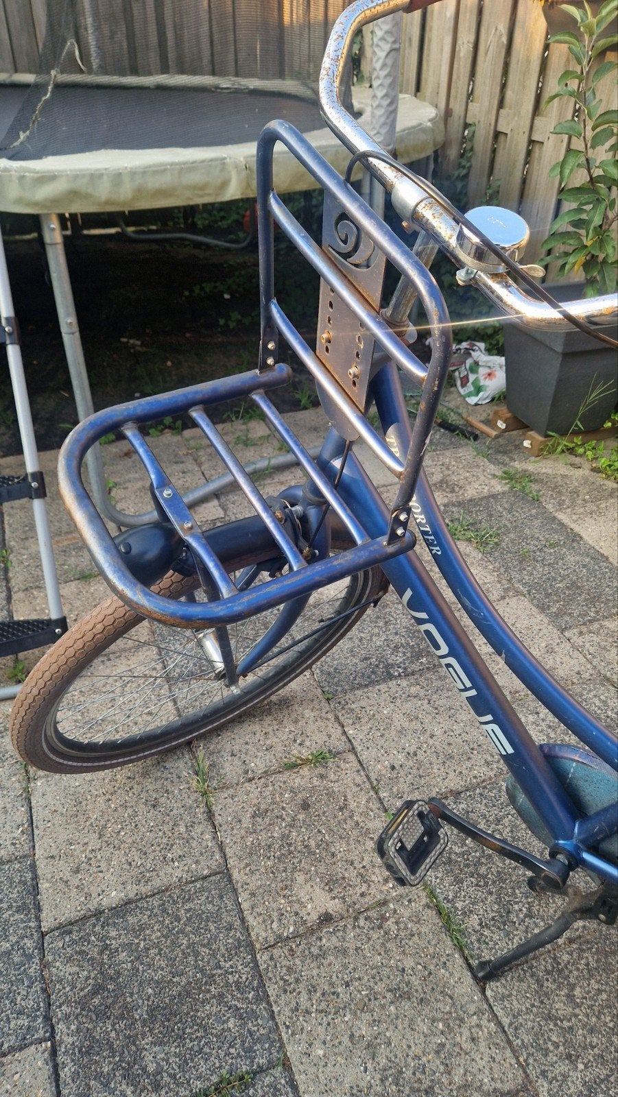 Vogue Transporterfiets - Blauw, Gebruikt, Overige merken, Terugtraprem, Gebruikt, Ophalen of Verzenden