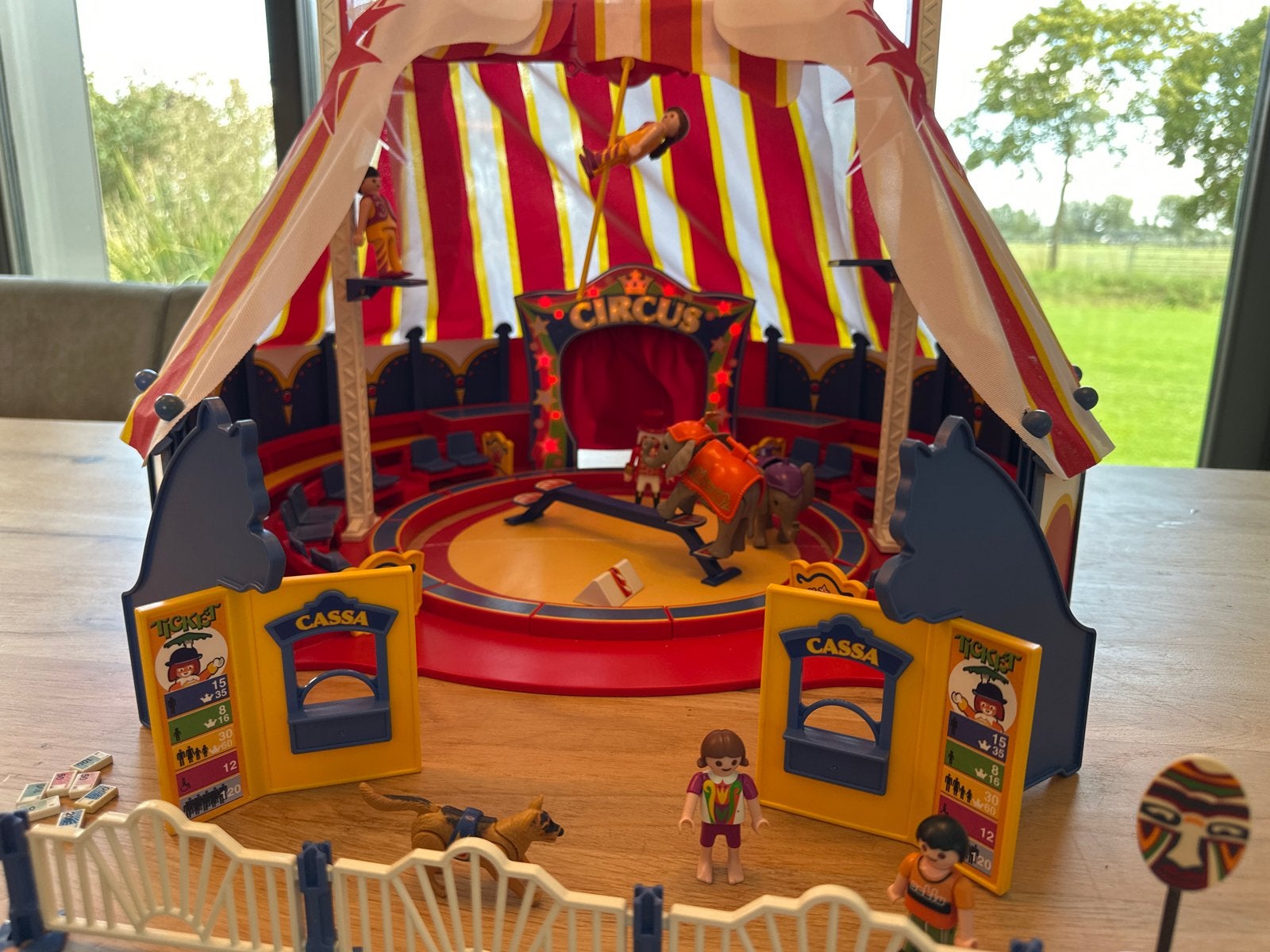 Playmobil Circus Grote Tent met Dieren en Figuren, Ophalen, Gebruikt, Gebouw, Complete set