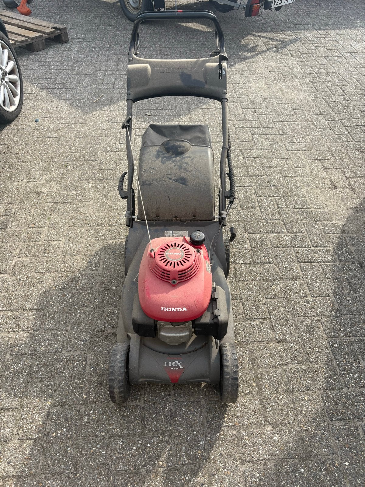 Honda HRX 426 Benzine Grasmaaier, Tuin en Terras, Ophalen, Cirkelmaaier, Gebruikt, 40 t/m 49 cm