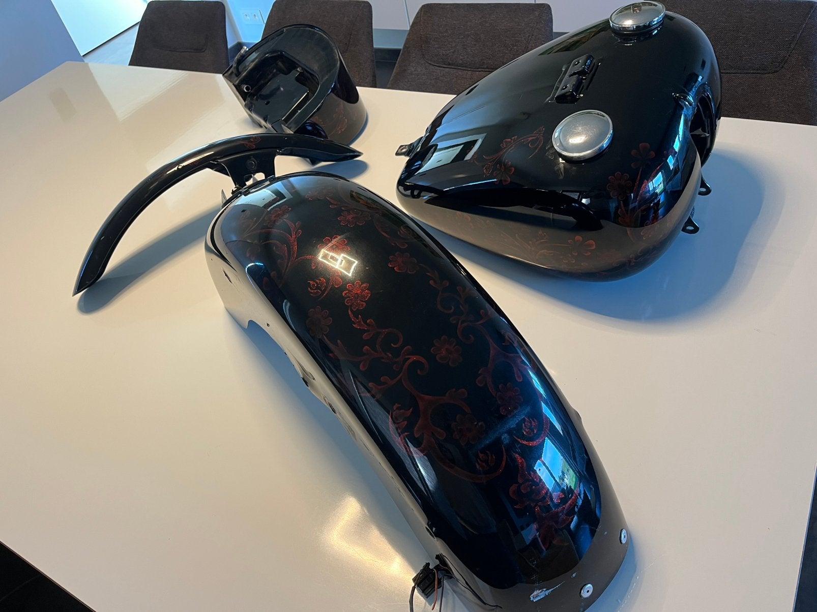 Custom Paintset Harley Davidson 2001 Softail Springer FXSTS, Motoren, Onderdelen | Harley-Davidson, Nieuw, Ophalen of Verzenden
