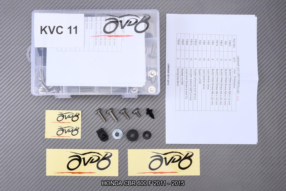 Kuip bouten set voor HONDA CBR 600 F 2011 - 2015, Ophalen of Verzenden, Nieuw