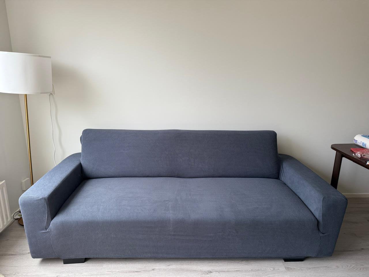 three-seat sofa IKEA (SÖRVALLEN 3-zitsbank,Tallmyra), Ophalen, Hout, Gebruikt, 100 tot 125 cm