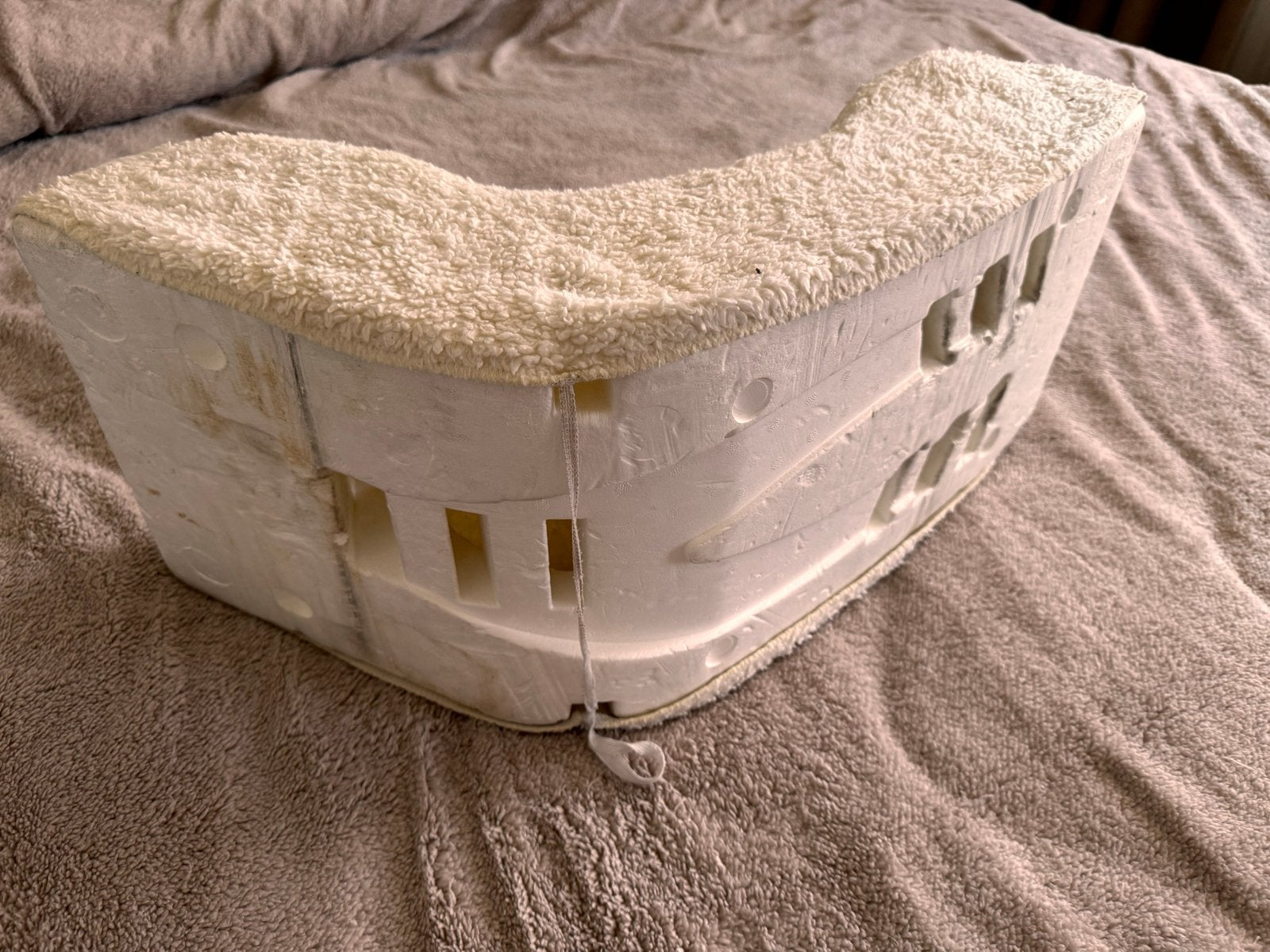 Babyzitje bakfiets met schapenvacht (zonder riem), Kinderen en Baby's, Gebruikt, Overige methoden, 0 t/m 13 kg, Ophalen