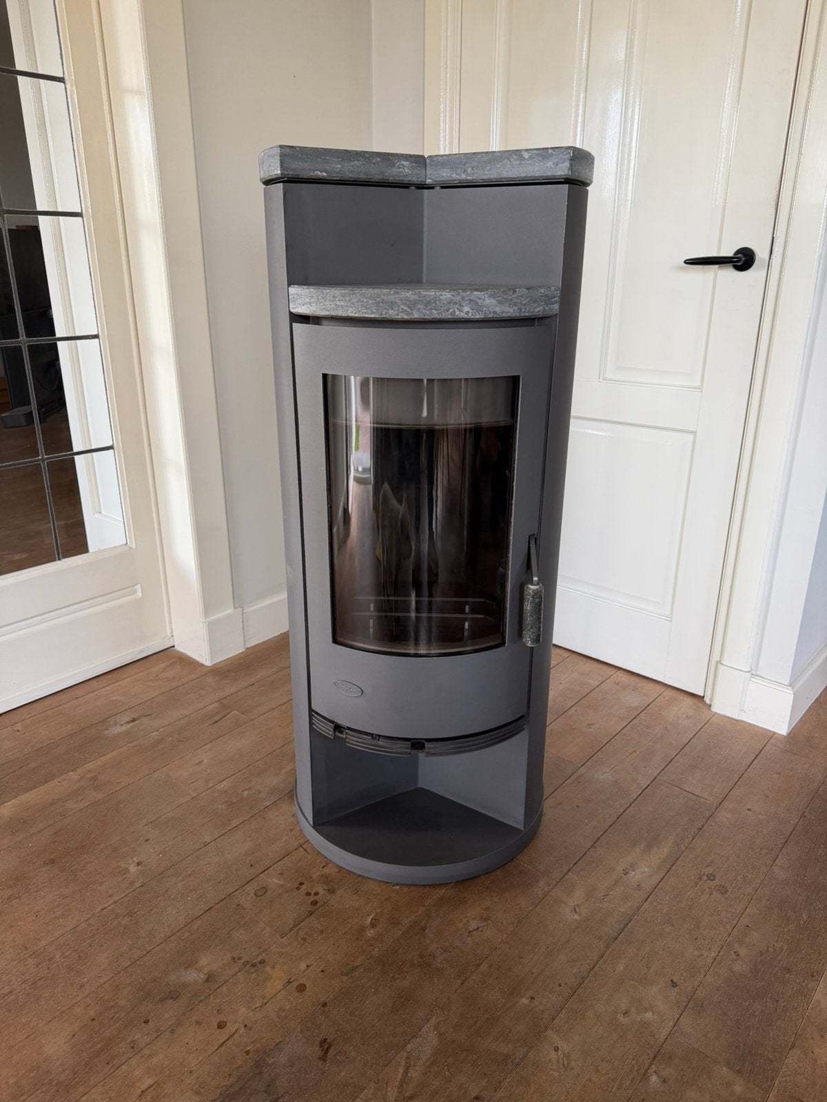 FirePlace Edam SP 7kW Speksteenkachel Houtkachel Vrijstaand, Huis en Inrichting, Houtkachel, Ophalen of Verzenden, Zo goed als nieuw