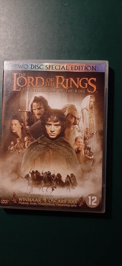 Lord of the Rings: The Fellowship of the Ring (DVD), Ophalen of Verzenden, Gebruikt, Overige typen
